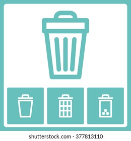 Refuse Icon Vector. 