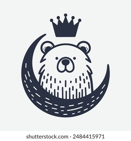 Regal Bear in the Moon Logo