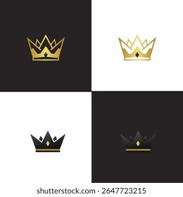 Ilustração vetor coroa real com um estilo ornamental elegante, perfeito em formato eps escalável para vários projetos com tema de royalty e fins de marca.