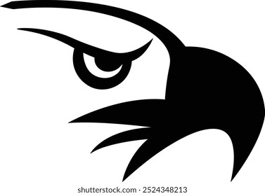 Regal Eagle Head Logo Symbolizing Freedom and Authority. Eagle Head icon logo vector.