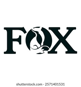 Regal Fox Letter Logo Design, Majestic Fox Monogram Logo, Fox Lettermark for Branding, Bold Fox Letter Identity Design, Luxury Logo with Letters