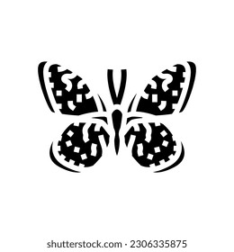 regal fritillary summer glyph icon vector. regal fritillary summer sign. isolated symbol illustration