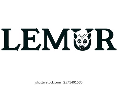 Regal Lemur Letter Logo Design, Majestic Lemur Monogram Logo, Lemur Lettermark for Branding, Bold Lemur Letter Identity Design, Luxury Logo with Letters