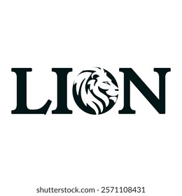 Regal Lion Letter Logo Design, Majestic Lion Monogram Logo, Lion Lettermark for Branding, Bold Lion Letter Identity Design, Luxury Crest Logo with Letters