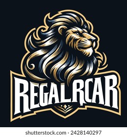 REGAL RCAR MASCOT LOGO DESIGN