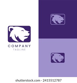 Regal Roar Powerful Bear Logo Concept