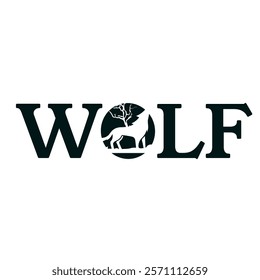 Regal Wolf Letter Logo Design, Majestic Wolf Monogram Logo, Wolf Lettermark for Branding, Bold Wolf Letter Identity Design, Luxury Logo with Letters