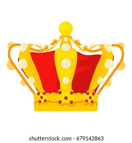 Regalia icon. Cartoon illustration of regalia vector icon for web
