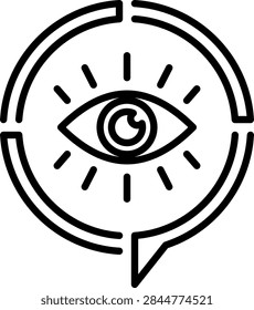 Regard Icon Element For Design