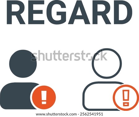 Regard Icon Vector Art, Icons, and Graphics, Credibility icons set