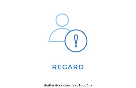 Regard Vector Icon Isolated On White Background