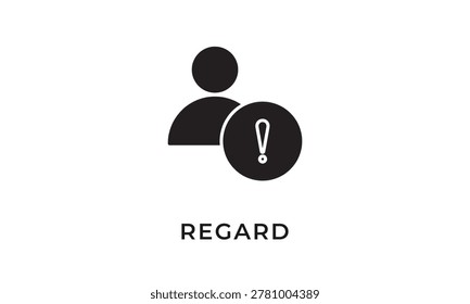 Regard Vector Icon Isolated On White Background