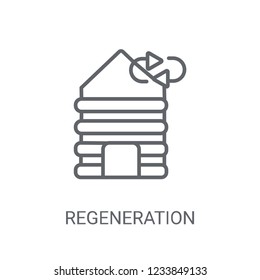 Regeneration icon. Trendy Regeneration logo concept on white background from sauna collection. Suitable for use on web apps, mobile apps and print media.