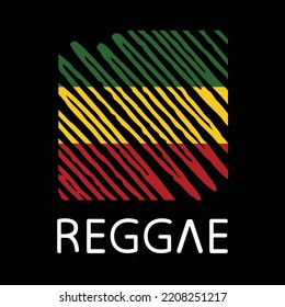 Reggae Grunge Color Background Sustaible Use For Tshirt, Logo, Icon, Etc.