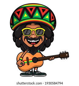 Reggae Man Cartoon Characters