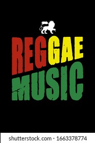 Reggae Music Jamaica Lion Of Judah