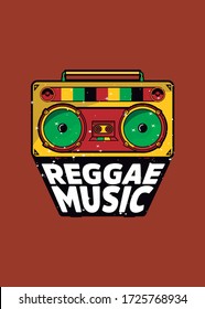 Reggae Roots Jamaica Boombox Rastafari Dub Music