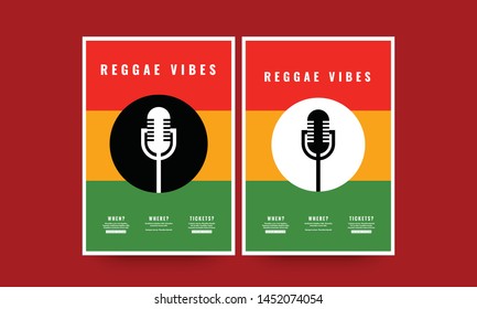 Reggae Vibes Event Poster Design