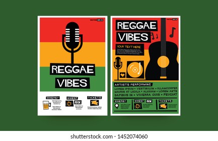 Reggae Vibes Event Poster Design