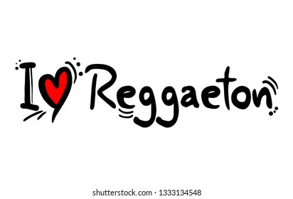 Reggaeton music style love