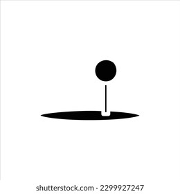 region in flat design style