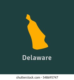 region icon of USA. delaware