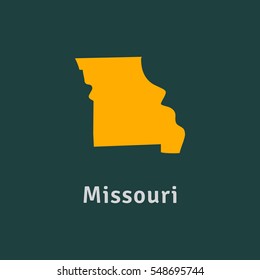 region icon of USA. missouri