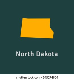 region icon of USA. north dakota