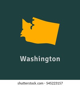 region icon of USA. washington