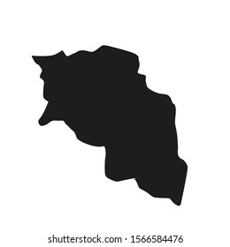 region map of chari baguirmi country of chad