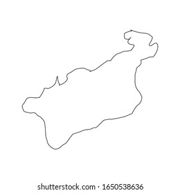 region map of usti nad labem in country of czech republic