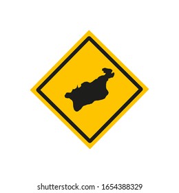 Mapa de la región de los Aseos y del Láminas en el país de la república checa