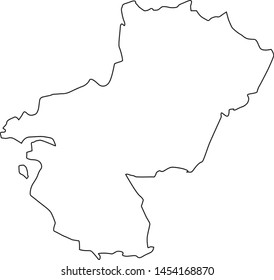 Region Pays de la Loire Map in france