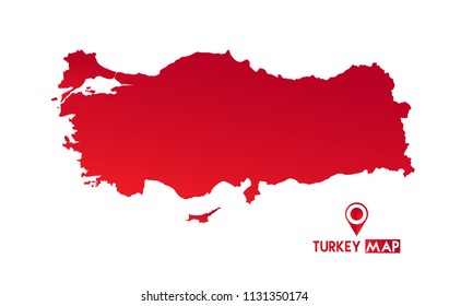Regional Turkey Map Vector Work