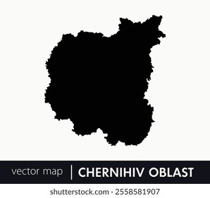 Regions of Ukraine. Chernihiv Oblast vector map. you can use it for any needs.	