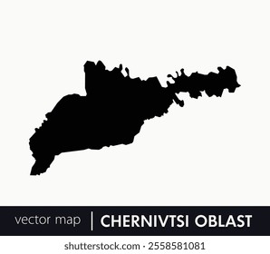 Regions of Ukraine. Chernivtsi Oblast vector map. you can use it for any needs.	