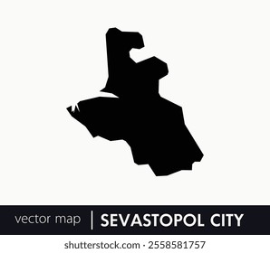 Regions of Ukraine. Sevastopol vector map. you can use it for any needs.	