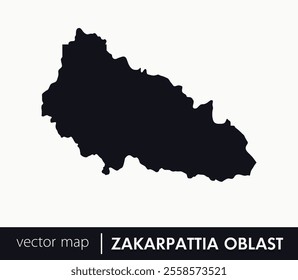 Regions of Ukraine. Zakarpattia Oblast vector map. you can use it for any needs.	