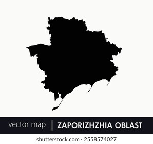 Regions of Ukraine. Zaporizhzhia Oblast vector map. you can use it for any needs.	