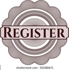 Register abstract rosette