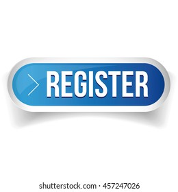 Register Blue Button Vector