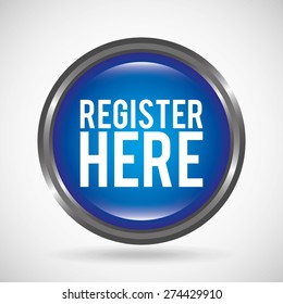 register button design, vector illustration eps10 graphic 