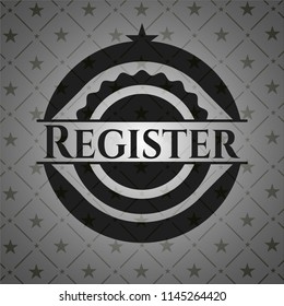 Register dark icon or emblem