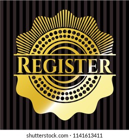 Register gold badge