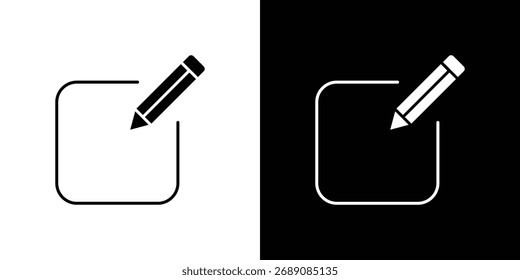 Icono de registro. El Vector de silueta negro
