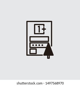 Register icon from collection for mobile concept and web apps icon