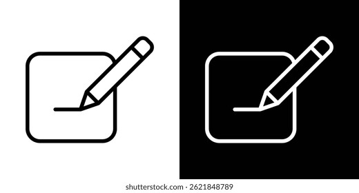 Icono de registro concepto de trazo sobre fondo blanco