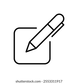 Icono del registro aislado en el fondo blanco
