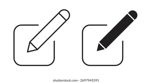 Línea de icono de registro. eps 10 Ilustración vectorial