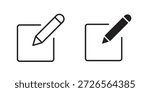 Register icon. Monochrome simple icons for templates, web design